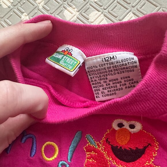 5 for $30 - Sesame Street Pink Elmo T-Shirt - Picture 3 of 4